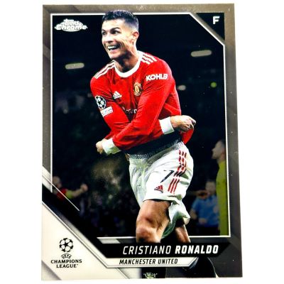 Cristiano Ronaldo 2021-22 Topps Chrome UCL #10 Manchester United
