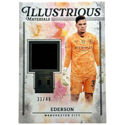 Ederson 2024-25 Panini Impeccable Premier League - Illustrious Materials PATCH 31/49 #IL-E Manchester City