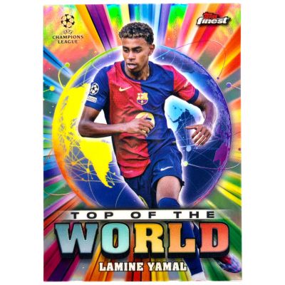 Lamine Yamal 2024-25 Topps Finest - Top Of the World TW-3 FC Barcelona