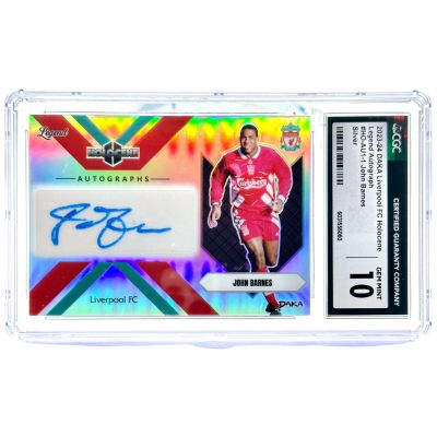 John Barnes 2023-24 Daka Liverpool Holocene - AUTO 20/25 CGC 10