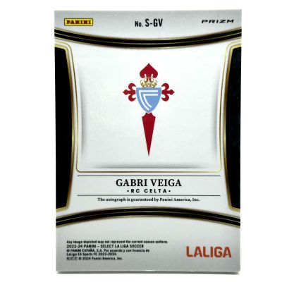 Gabri Veiga 2023-24 Panini Select La Liga - AUTO Silver Holo #S-GV Celta Vigo 