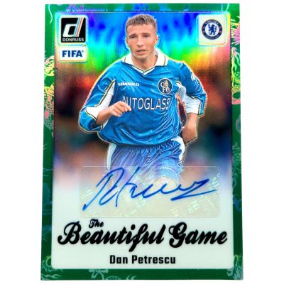 Dan Petrescu 2023-24 Panini Donruss FIFA - Beautiful Game AUTO Dragon Scale 03/25 #BG-DPU Chelsea