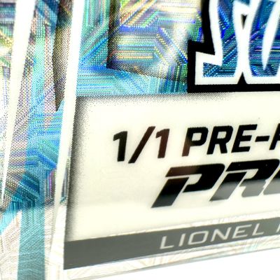 Lionel Messi 2025 Leaf Signature Series - Sunrise Mojo 1/1 Pre-Production Proof Argentina