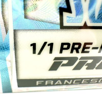 Francesco Totti 2025 Leaf Signature Series - Sunrise Kaleidoscope 1/1 Pre-Production Proof AS Roma