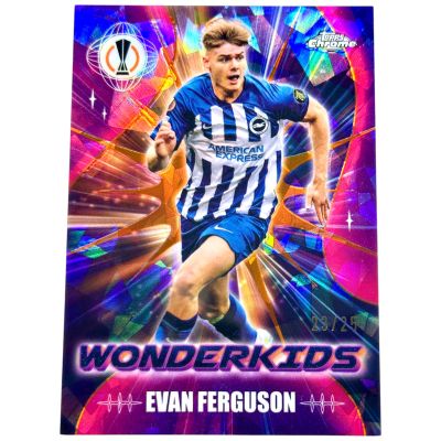 Evan Ferguson 2023-24 Topps Chrome Sapphire UCC - Wonderkids Orange 23/25 #WK-4