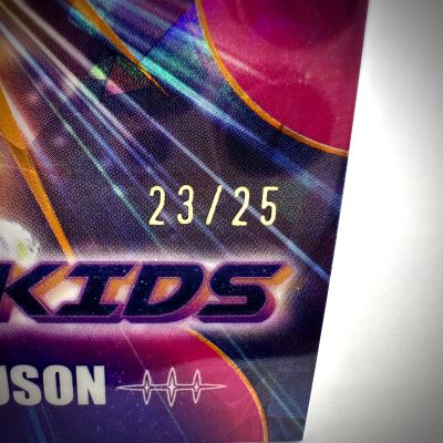 Evan Ferguson 2023-24 Topps Chrome Sapphire UCC - Wonderkids Orange 23/25 #WK-4