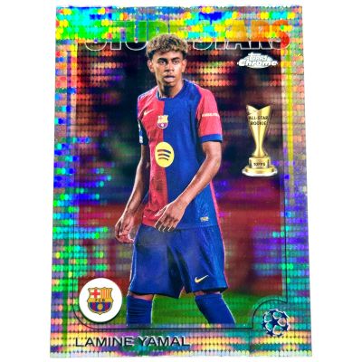 Lamine Yamal 2024-25 Topps Chrome UEFA - Future Stars Pulsar REFRACTOR #27 FC Barcelona