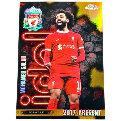 Mohamed Salah 2023-24 Topps Chrome Liverpool - IDOL True Gold 14 /50 #LI-3
