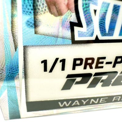 Wayne Rooney 2025 Leaf Signature Series - Sunrise Kaleidoscope 1/1 Pre-Production Proof Anglia