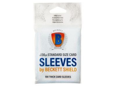Beckett Shield - Standard Thick Soft Sleeves (100 pcs)