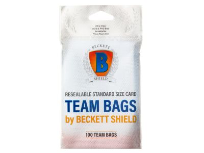 Beckett Shield - Team Bags Resealable Standard Size Card (100 pcs)