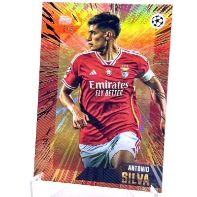Antonio Silva 2023-24 Topps GOLD UCC x Whip - ORANGE 1/5 Rookie RC Benfica