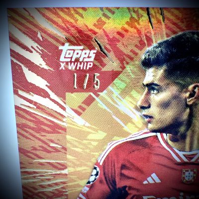 Antonio Silva 2023-24 Topps GOLD UCC x Whip - ORANGE 1/5 Rookie RC Benfica
