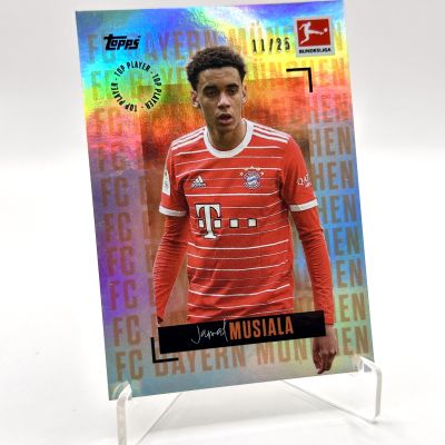 Jamal Musiala 2022-23 Topps Bundesliga Stars of the Season- ORANGE 11/25 Bayern Munchen