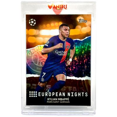 Kylian Mbappe 2023-24 Topps UEFA Club Competitions - ORANGE 25/25 #EN-22 PSG