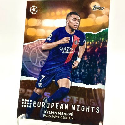Kylian Mbappe 2023-24 Topps UEFA Club Competitions - ORANGE 25/25 #EN-22 PSG