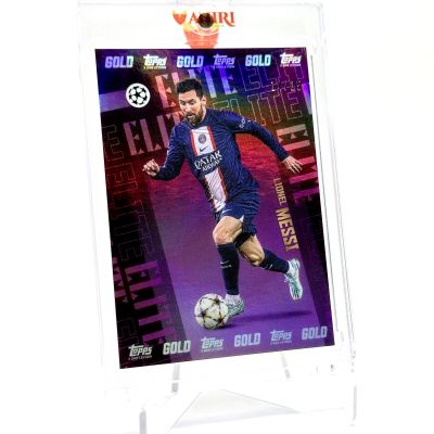 Lionel Messi 2022-23 Topps Gold UCL x Dan Leydon - PURPLE 14/25 PSG