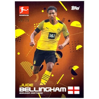 Jude Bellingham 2022-23 Topps Bundesliga International Stars 09/25 Borussia Dortmund