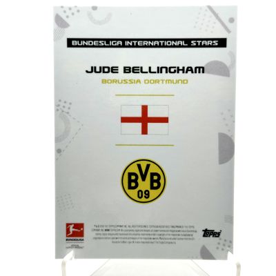 Jude Bellingham 2022-23 Topps Bundesliga International Stars 09/25 Borussia Dortmund
