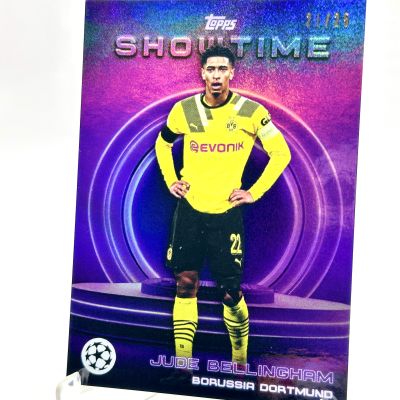 Jude Bellingham 2022-23 Topps Showtime UCC - PURPLE 21/25 Borussia Dortmund