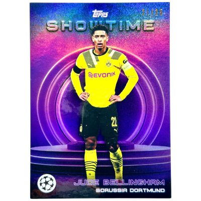 Jude Bellingham 2022-23 Topps Showtime UCC - PURPLE 21/25 Borussia Dortmund