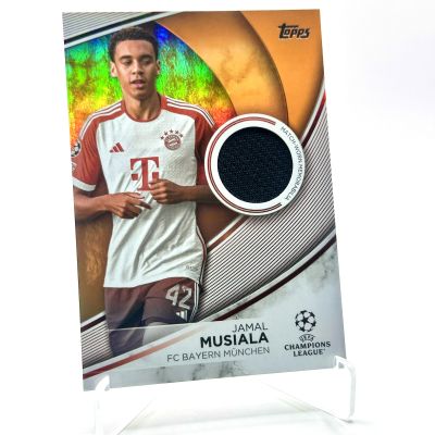 Jamal Musiala 2023-24 Topps UEFA Club Competitions - ORANGE RELIC 15/25 #TS-JM Bayern Munchen