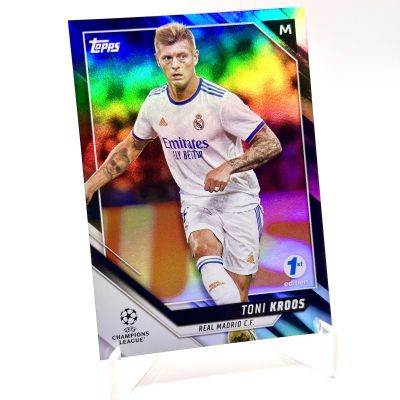 Toni Kroos 2021-22 Topps UEFA Champions League 1st Edition BLACK FOIL 03/10 #13 Real Madrid