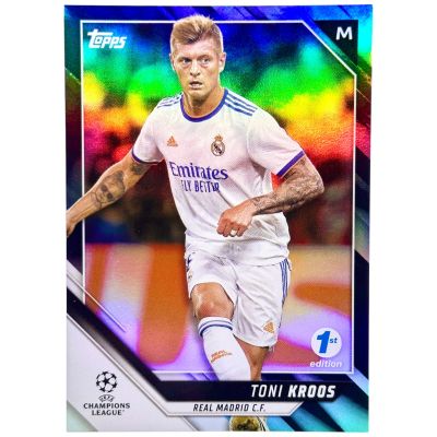 Toni Kroos 2021-22 Topps UEFA Champions League 1st Edition BLACK FOIL 03/10 #13 Real Madrid