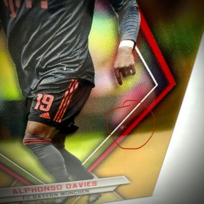 Alphonso Davies 2022-23 Topps Chrome Bayern Munchen - ORANGE 03/10 #BAY-AD
