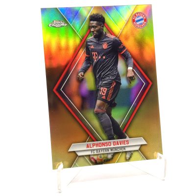 Alphonso Davies 2022-23 Topps Chrome Bayern Munchen - ORANGE 03/10 #BAY-AD