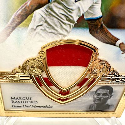 Marcus Rashford 2023-24 Futera Unique World Football - 23KT Gold Plated SUPERSTARS Memorabila PATCH 12/15 #SSG31 England