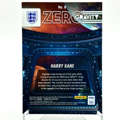 Harry Kane 2023-24 Panini Donruss Soccer - Zero Gravity GOLD 06/10 #6 England