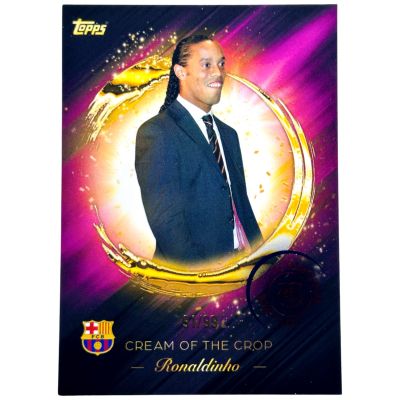 Ronaldinho 2024-25 Topps Barcelona 125th Anniversary - Cream Of the Crop 91/99 #CR-3 Barcelona